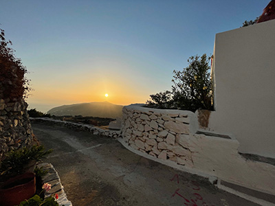 Image of the view from Henry's Amorgos house in Langatha, langada, Lankada